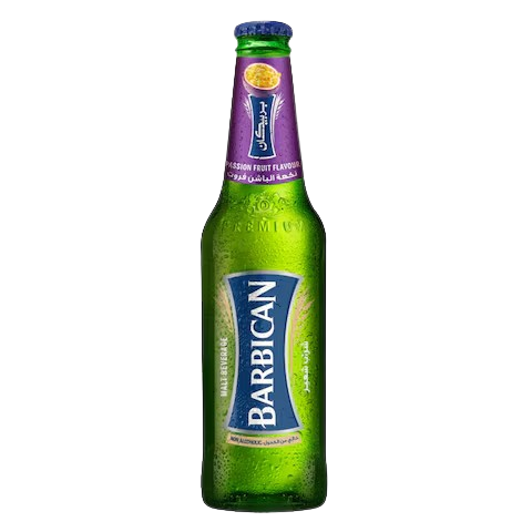 شراب شعير بربيكان نكهة الباشن فروت خالي من الكحول 330 مل